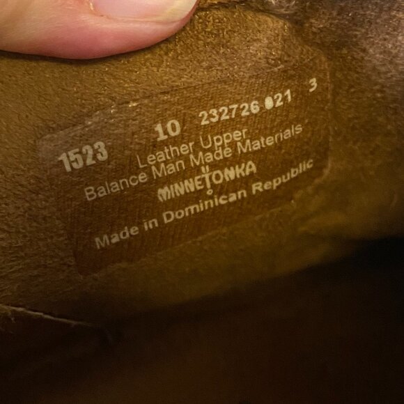 Minnetonka Brown Fringe Bootie - Picture 2 of 3